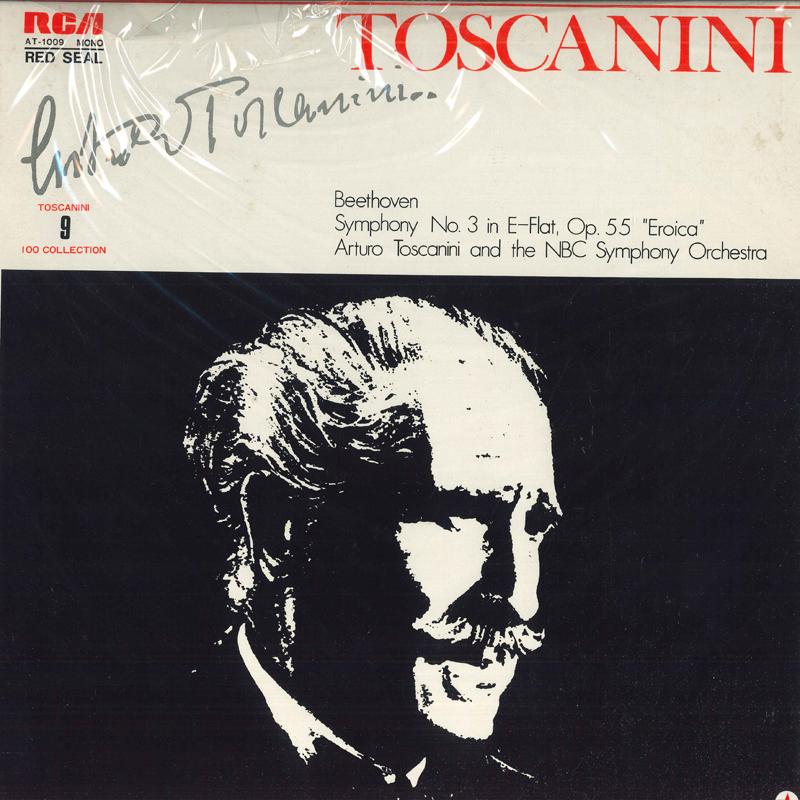 LP Запись АРТУРО ТОСКАНИНИ - Симфония Бетховена №. 3 Си-бемоль AT1009 RCA Япония Классика Б/У