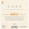 D'Addario Mandola Strings, Phosphor Bronze, Medium, .015-.052mm, EJ76 [Domestic Genuine Product]