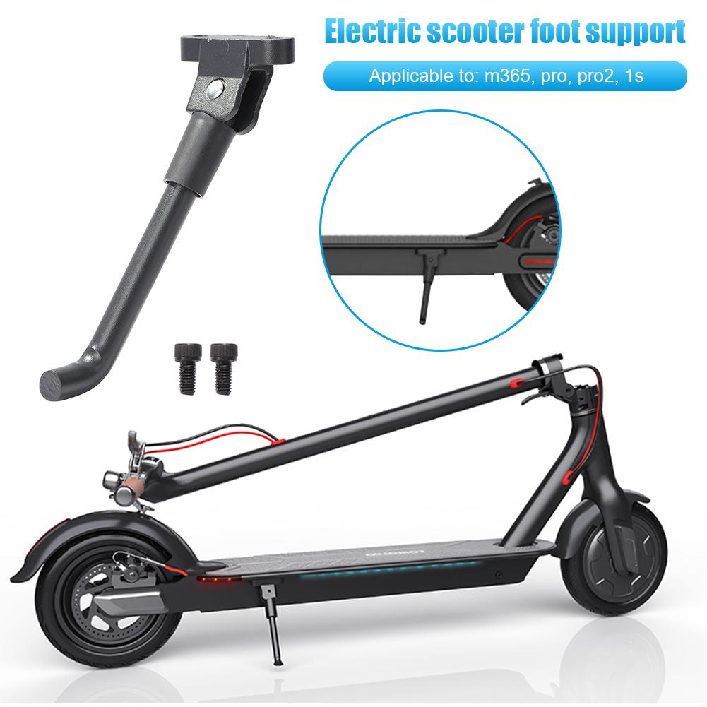 Electric Scooter Foot Support with Covers Screws for M365 Side Parking Stand Lengthened Parking Kickstand for E-scooter