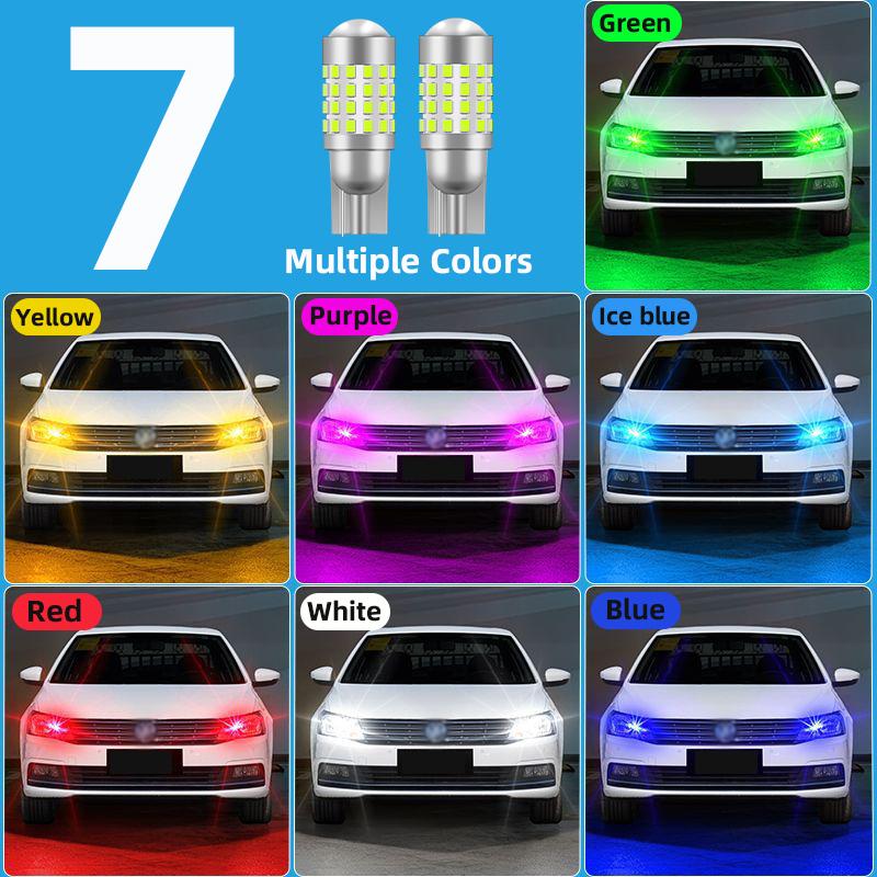 2PCS For Toyota Verso 2009-2015 Car Led Bulb T10 W5W width lights side marker position Signal Lamp 12V 24V Clearance Light White
