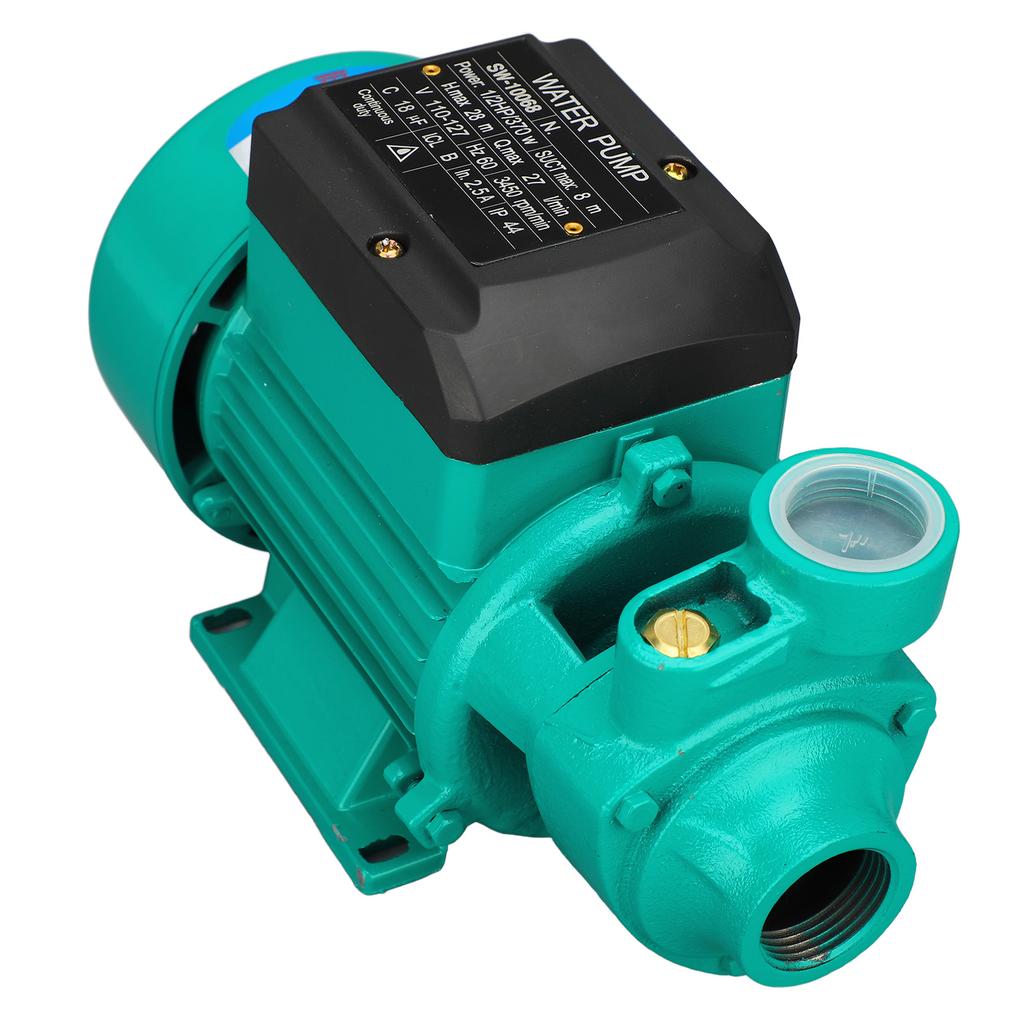 Водяной насос повышения давления самовсасывающий электрический с алюминиевым рабочим колесом QB60