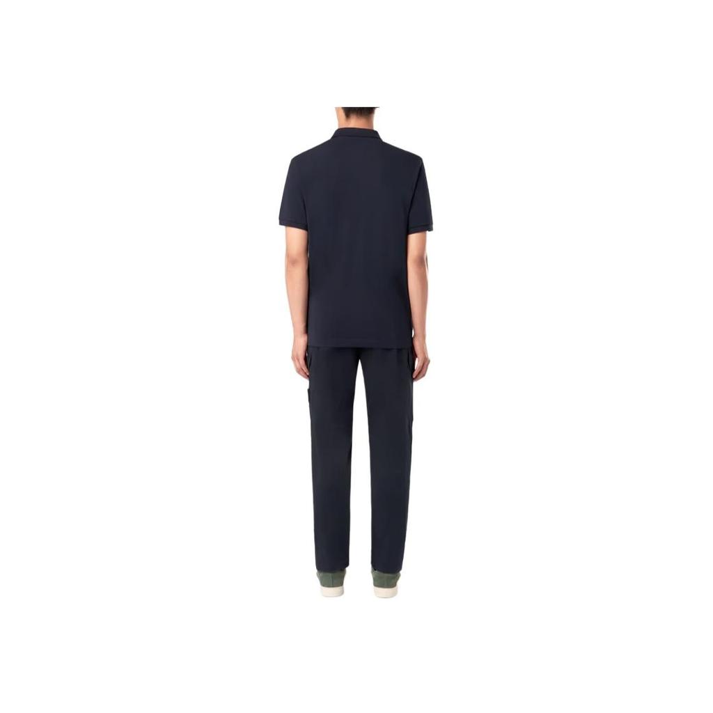 STONE ISLAND Лого Однотонная Футболка-поло с коротким рукавом Мужские топы Темно-синий K1S1522000-2RS0039-V0020