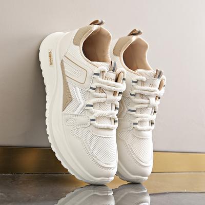 Инс новые папины кроссовки женские весенние легкие студенческие спортивные беговые повседневные уличные туфли на платформе