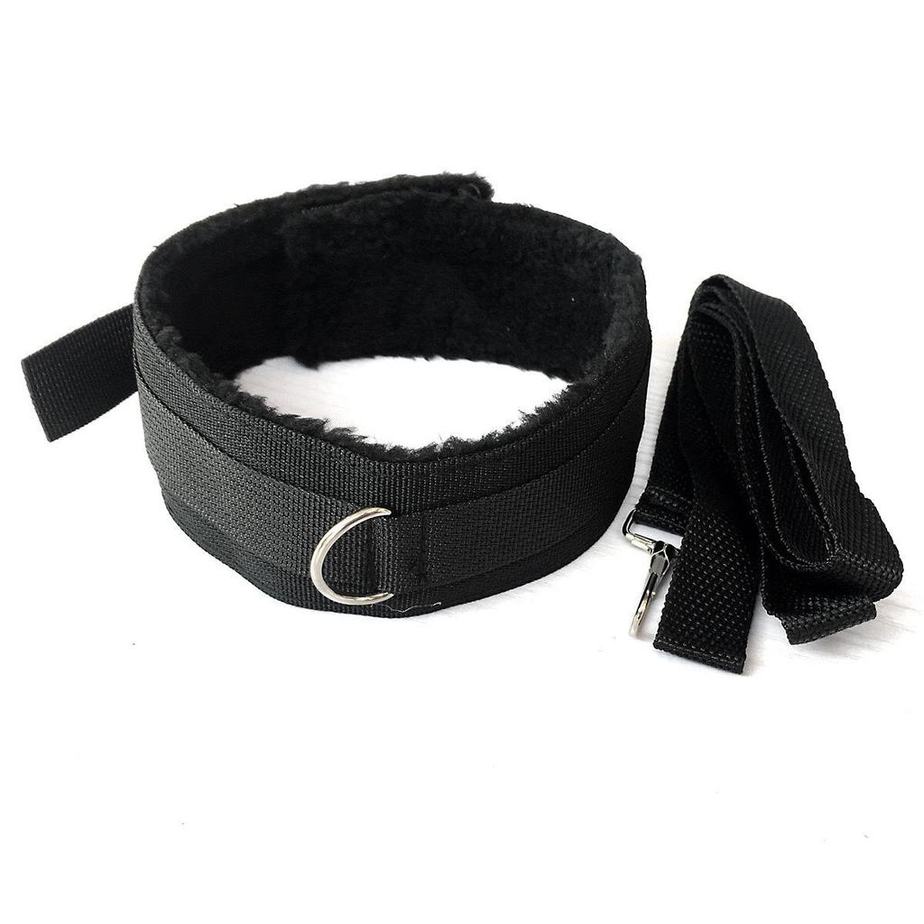 SM Adult 7-Piece Bondage Set: Nylon Webbing & Plush Restraints