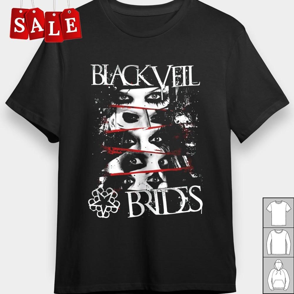 Новая Черная Veil Brides Siyah Подарок Для Фанатов Унисекс Все Размеры Футболка UH399