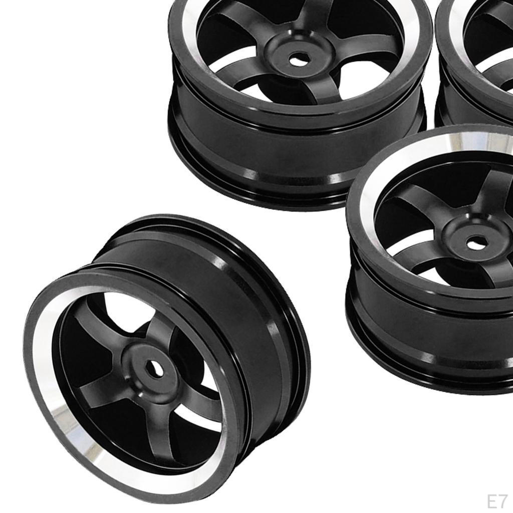4 Aluminum Alloy Wheel Rim For RC 1:10 Tires