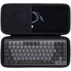 Logitech KX850CL MX Mechanical Mini Минималистичная Беспроводная Механическая Клавиатура для Производительности, совместимая с футляром для хранения Lebakort.