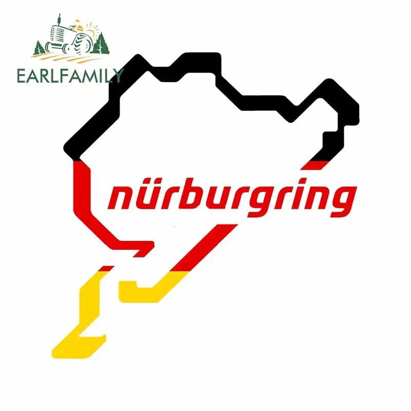 EARLFAMILY NURBURG KING Ratlook JDM Style Vinyl Car Sticker Bombing Decal 3D Car Styling Decoration NURBURGRING Stickers
