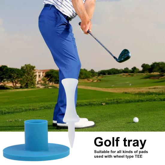 Rubber Golf Tee Holder Set Core Design Golf Nails Training Driving Range Tee Stable Golf Holder for Golf Enthusiasts
