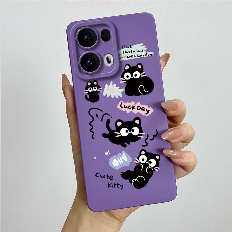 For OPPO Reno 13 Pro CPH2697 Coque Reno 13Pro 5G Soft Silicone Phone Case Sweet Painted Cartoon Bumper Funda Printed Back Cover