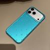 Модный синий чехол для iPhone в горошек для iPhone 17 Pro 16 15 14 Ударопрочный защитный чехол в простом корейском стиле