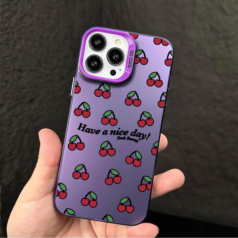 Роскошный чехол для телефона вишневого цвета для Apple iPhone 17 17 Pro Max 16e 15 16 Pro Max 14 16 Pro 13 12 Pro Max 14 16 Plus Mobile