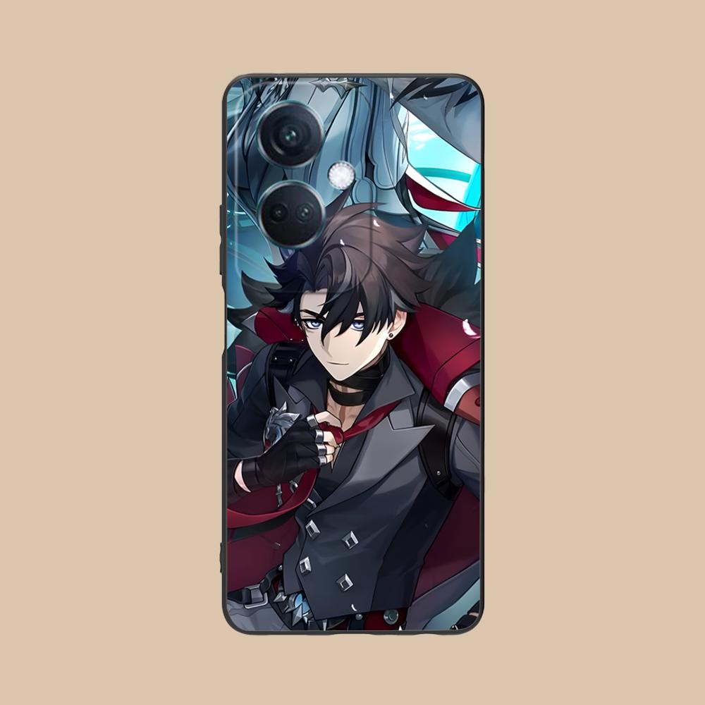 Игровой чехол GI Wriothesley Матовый ТПУ для мобильного телефона OPPO Reno 14 13 12 11 10 9 8 7 6 5 F T Pro 5G Цветная печать