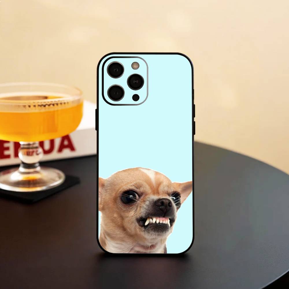 T-The Memes Of C-Chihuahua Phone Case Silicone Soft For IPhone 17 16 15 14 13 12 11 X XR Plus Pro Max Plus