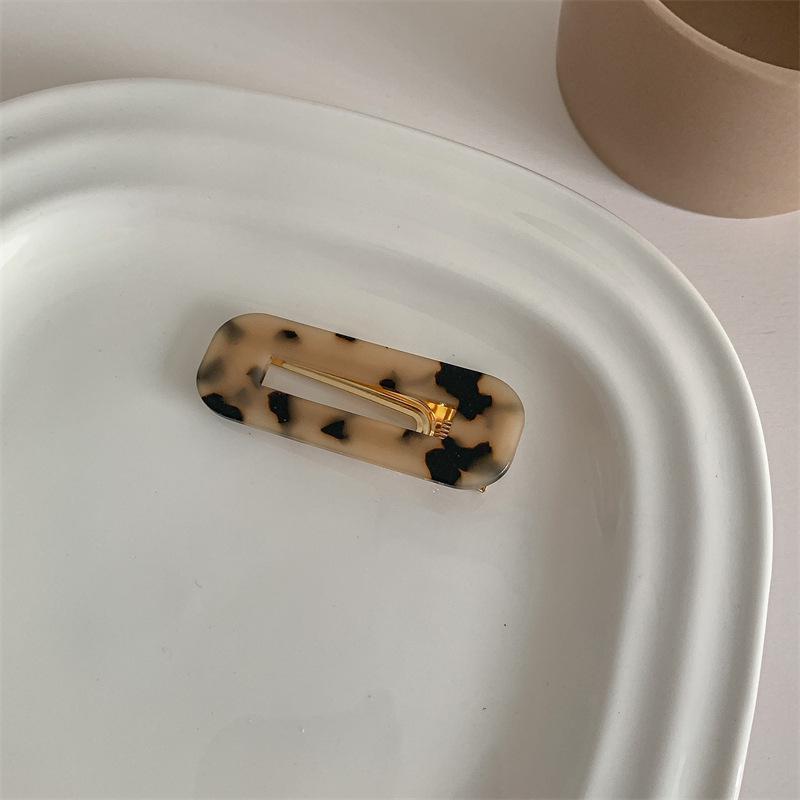 Французская ретро-заколка для волос «утконос» из ацетата — аксессуар для головного убора с челкой в корейском стиле