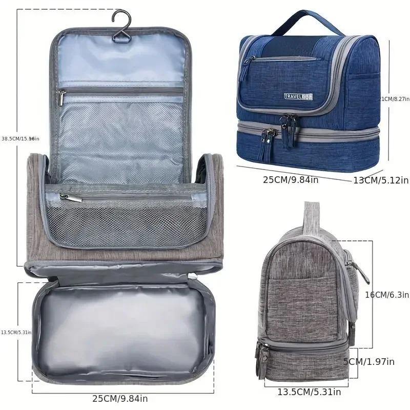 Новые мужские необходимые подвесные косметички Оксфордский дорожный органайзер косметички женские необходимые косметички сумка для мытья туалетных принадлежностей