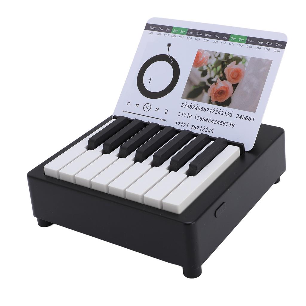 Miniature Piano Desk Calendar Innovative Playable Music Desk Desktop Ornament For Office Desks