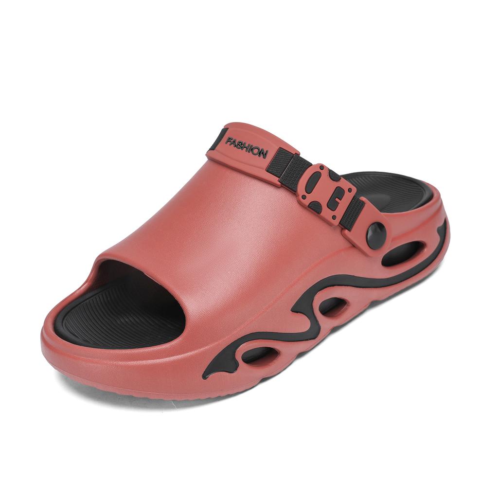 Men Slide Sandals lightweight soft sole non slip design For Beach Home Outdoor Summer Daily Comfortable Wear Lightweight