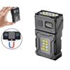 USB Rechargeable Portable Work Light LED Hat Clip Light Portable Keychain Flashlight Outdoor