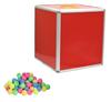 Large 30cm Small Selection Lottery Box for Bingo Game Lottery Survey Grab Box Fully Includes Machines, Boxes, Collection, (30cm, Opaque, Balls)