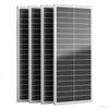Rvpozwer 400W/200W/100W 12.8V 18BB N-Type Monocrystalline Solar Panel High Efficiency Cells Waterproof for Garden Roof Off-Grid