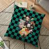 Чехол для подушки Demon Slayer Kimetsu No Yaiba, декор с рисунком, наволочка Kamado Tanjirou, полиэстеровая наволочка для дивана, дома, 45 см