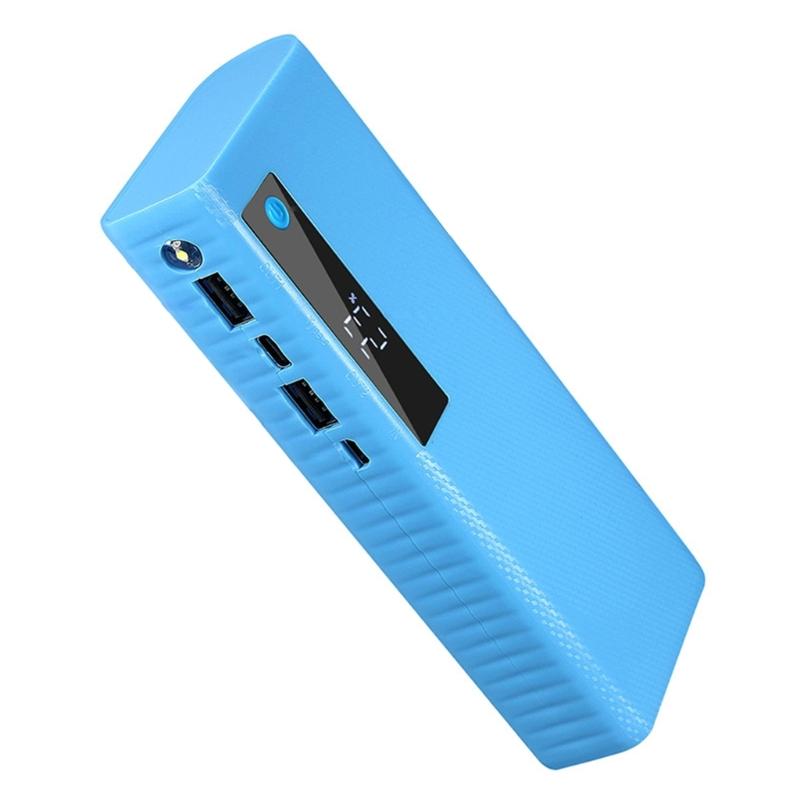 5 слотов Корпус Powerbank для аккумуляторов 20650 Пластиковый корпус DIY Коробка для мобильных зарядных устройств Конструкция без пайки Легкая сборка