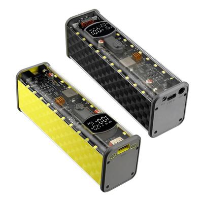 Корпус Powerbank для ноутбука 65 Вт на 8 аккумуляторов 18650 Оболочка не нужна Сварка Легкая сборка Тип C/DC3.8x1.35mm/DC5.5x2.1mm