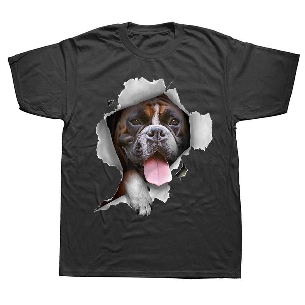 Cool Boxer for Unisex Unisex Puppy Owner Dog Lover Trainer T Shirts Graphic Cotton Streetwear Short Sleeve Gifts Tshirt
