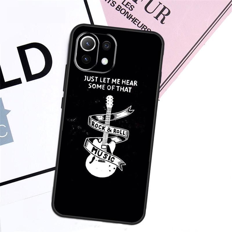 Чехол Rock Roll Skull для Xiaomi 17 Pro Max 14 15 Ultra 13T 15T 14T Pro POCO X7 Pro X5 X6 F5 F6 F7 F8