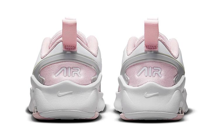 Nike Air Max Bolt Удобные Низкие Беговые Кроссовки Розово-Белые Детские CW1627-600