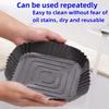 1PC Air Fryer Oven Baking Tray Silicone Tray Fried Chicken Pizza Mat Oilless Silicone Pan Air Fryer Accessories