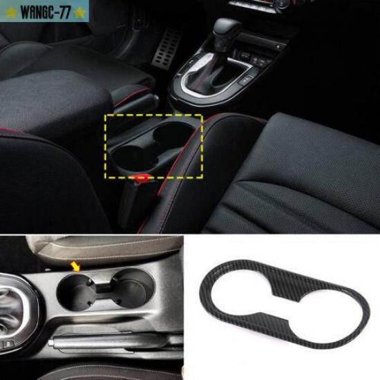 Для Kia Forte K3 - Накладка из углеродного волокна на центральную консоль, крышка подстаканника, новая