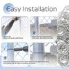 100Pieces Multipurpose 11 Gauge Metal Chain Link Fence Tie Twists Accessory for Sturdy Farm and Garden Daily Casual Use