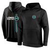 F1 Driver Lewis Hamilton Digital 44 Print Spring Autumn Men Shirt Cotton Hoodies Solid Color Pullover Sweater Hight Quality Tops