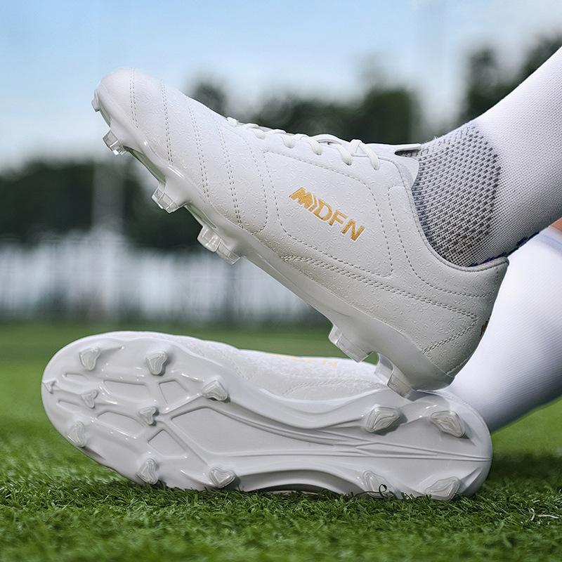 Large size low top football shoes men's AG long nails TF broken nails student training shoes children's adult football shoes