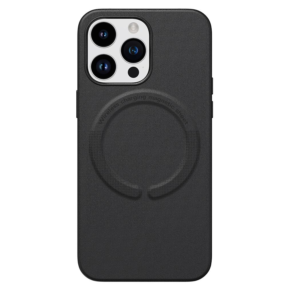 Кожаный чехол для Magsafe с беспроводной зарядкой iPhone 15 14 13 Pro Max 12 13 Pro 14 Pro iPhone14 противоударный чехол для телефона Капа