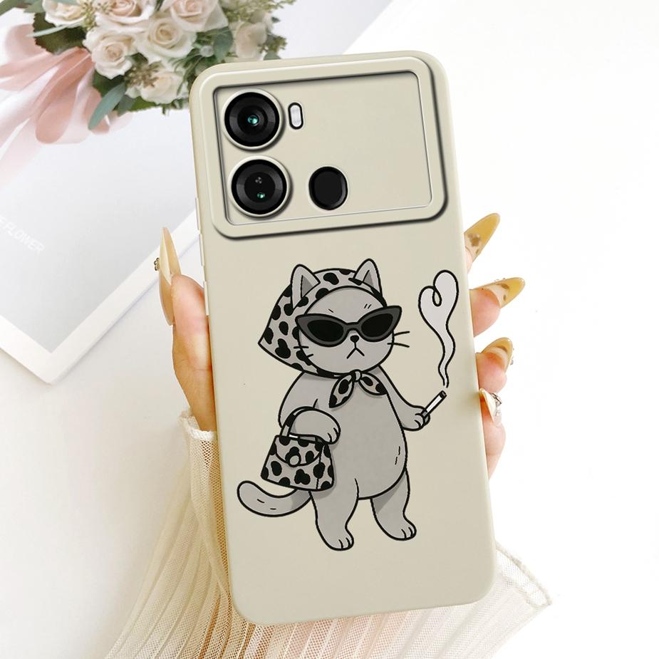 Чехол для Itel P40 Plus P683L Роскошный Чехол с Конфетным Покрасом Мягкий ТПУ Матовый Чехол для Телефона Для Itel P40 P 40 ItelP40 P40+ Задняя Крышка Сумки