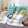 Winter Wonderland Winnie Blanket Soft Throw Blanket For Home Bedroom Bed Sofa Travel Office Solid Christmas Blanket