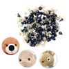 100Pcs/Bag DIY Doll Toy Eyes Black Plastic Safety Eyes Puppets Doll with Washers