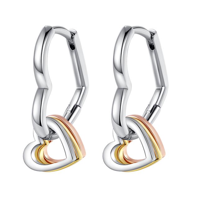 Весенние серьги-гвоздики из стерлингового серебра 925 пробы с цветком и насекомыми, женские серьги-гвоздики с геометрическим кругом, золотые серьги, серебро 925 пробы