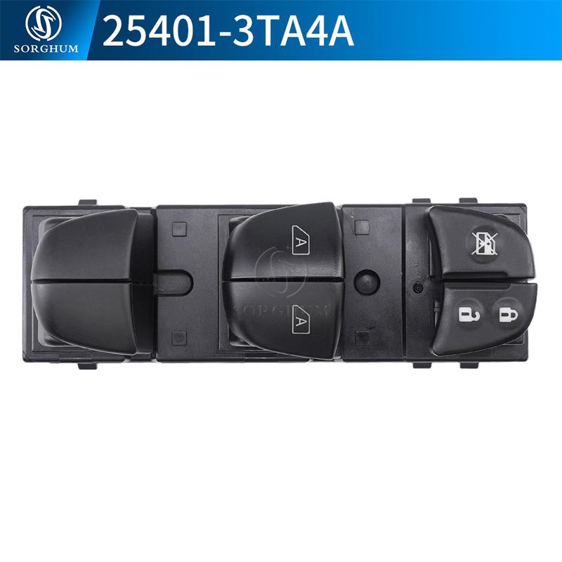 SORGHUM 25401-3TA4A Master Power Window Control Lifter Switch Glass Button For Nissan Altima 2013 2017 2018 254013TA4A