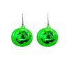 Luminous Halloween Pendant Pumpkin Dangle Ear Clips LED Skull Earrings Electric Black Cat Glowing Dangle Earrings