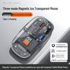 OLOEY Прозрачная беспроводная Bluetooth-мышь с бесшумным кликом