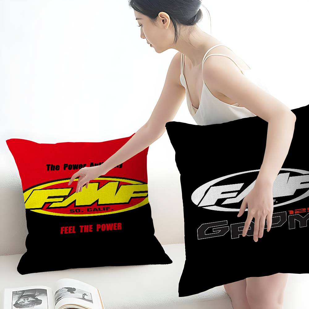 Fmf Racing Logo 45*45Cm Cushion Cover Pillow Cover Decor Pillowcase Home Pillowcase For Couch Pillow