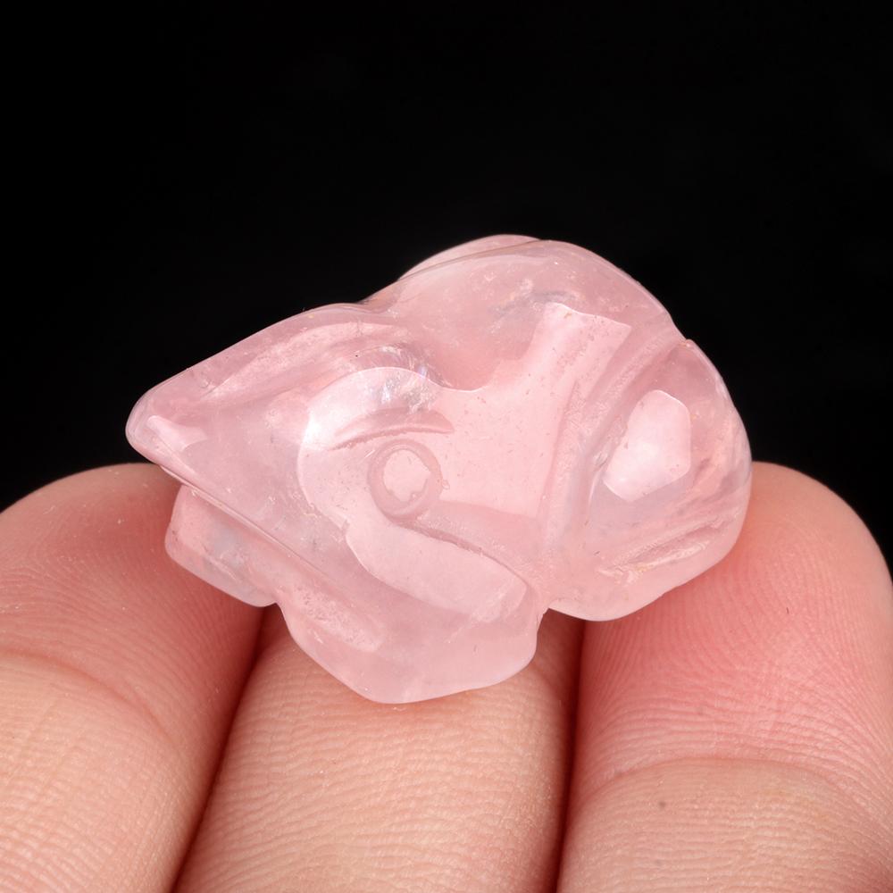 1 шт., мини-исцеляющий кристалл, резные украшения в виде лягушки, декоративные украшения из натурального камня, энергетический страж, домашний декор, ювелирные изделия, небольшая мебель для подарков на Хэллоуин