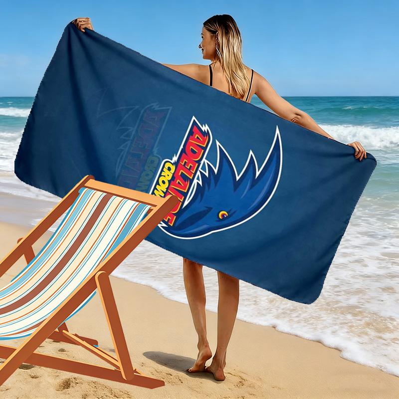 Adelaide Crows Print Beach Towel, Large Soft Quick Dry Towel for Beach Camping Swimming