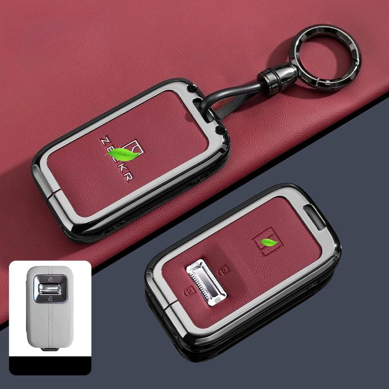 Чехол для ключа автомобиля Брелок для Zeekr 9X 2025 2026 Брелок для ключей автомобиля Защитная сумка-чехол Корпус Держатель Пряжка Автоаксессуары