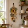 Wooden Autumn Theme Decorations Kit Maple Leaf Fall Harvest Pendant Material Kit  Party