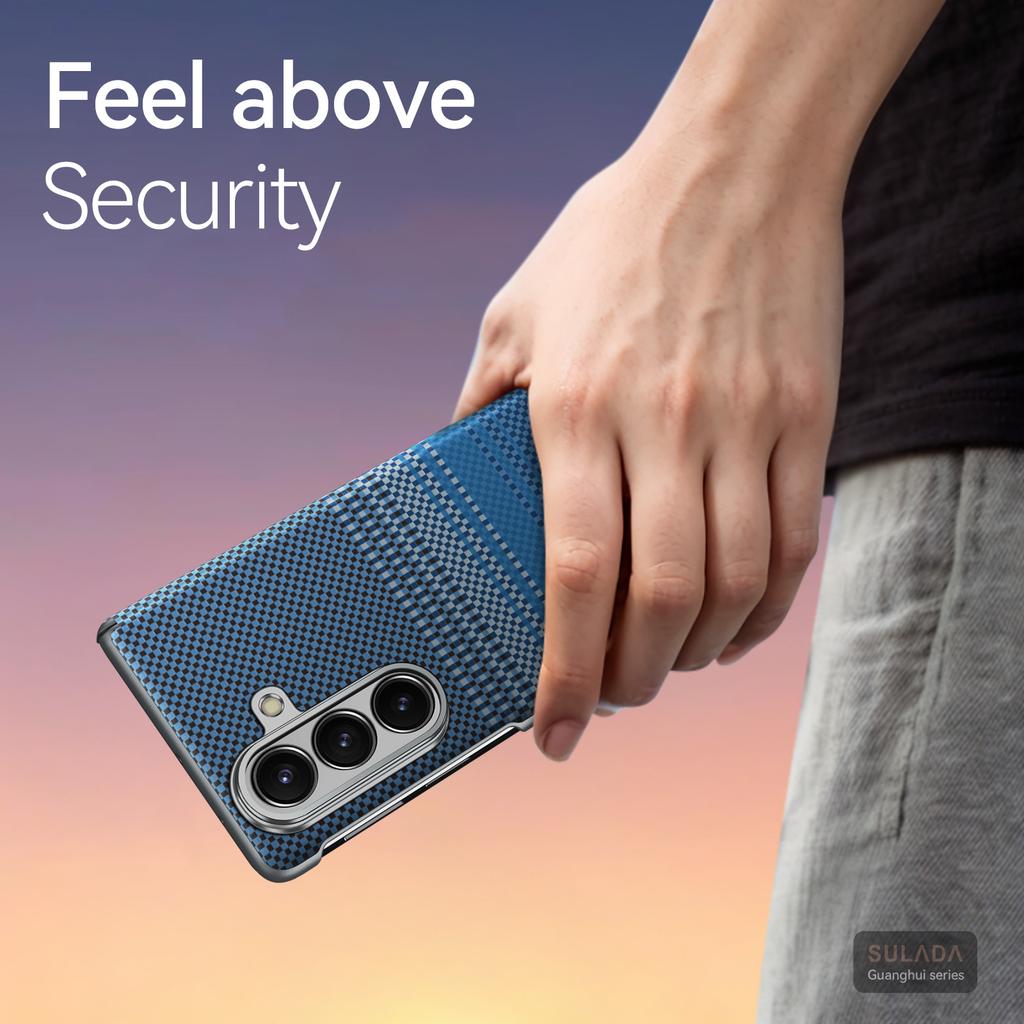 Роскошный чехол из углеродного волокна для шарнира телефона Fold 7 для Samsung Z Fold 7 6 5, магнитный, складной, противоударный защитный чехол